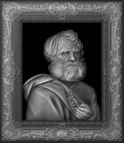 st peter 3D प्रिंट मॉडल .c4d .max .obj .3ds .fbx .stl .blend 