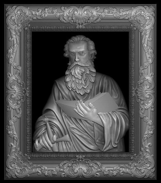 saint paul 3D Print Model .c4d .max .obj .3ds .fbx .stl .blend 