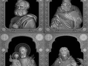 saints collection - v02 3D Print Model