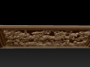 horse relief for cnc 3Dプリントモデル