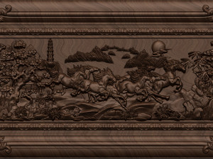 horse relief for cnc 3D Druckmodell