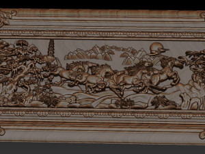 horse relief for cnc 3D Druckmodell