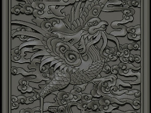 phoenix woodcarving Modello di stampa 3D