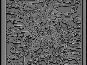 phoenix woodcarving 3D Print Model