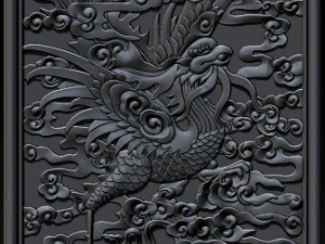 phoenix woodcarving 3D Print Model