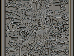 phoenix woodcarving 3D Print Model