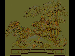 Peace bamboo 3d print model 3D Print Model