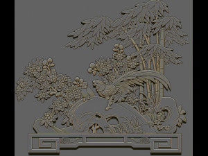 Peace bamboo 3d print model 3D Print Model