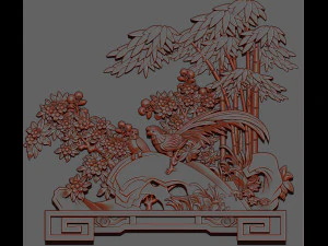 Peace bamboo 3d print model 3D Print Model