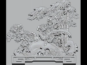 Peace bamboo 3d print model 3D Print Model