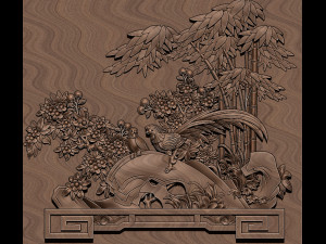 Peace bamboo 3d print model 3D Print Model