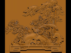 Peace bamboo 3d print model 3D Print Model