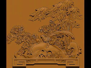 Peace bamboo 3d print model 3D Print Model