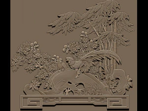 Peace bamboo 3d print model 3D Print Model