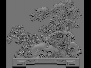 Peace bamboo 3d print model 3D Print Model