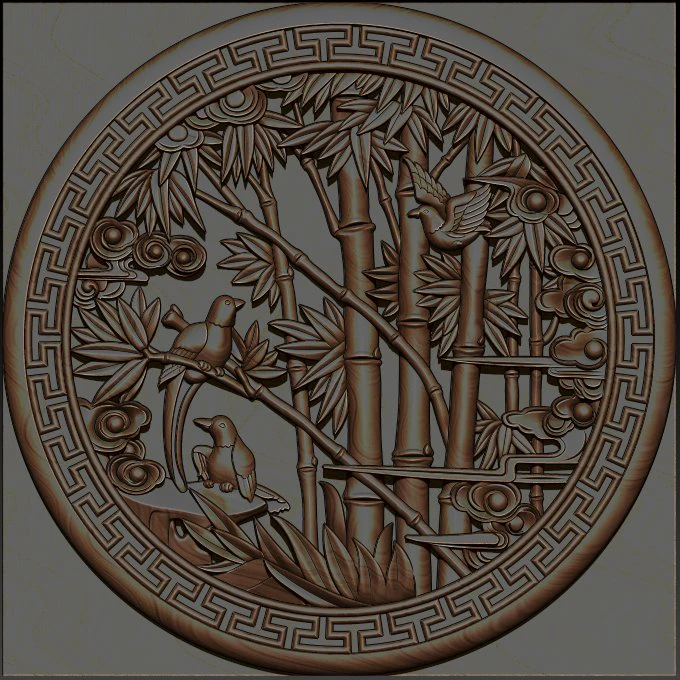 Bamboo 3d print model 3D Print Model .c4d .max .obj .3ds .fbx .stl .blend 