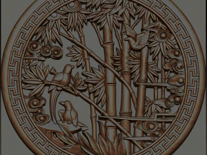 Bamboo 3d print model 3D 打印模型