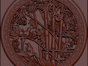 Bamboo 3d print model Modelo de impresión 3D