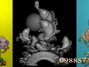 Розквітає риба 3D Принт Модель