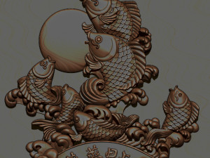 Flourishing fish 3D 打印模型