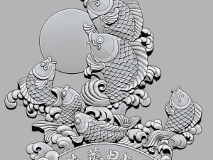 Flourishing fish 3D 打印模型