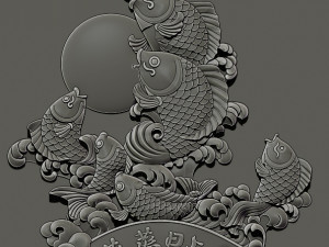 Flourishing fish 3D 打印模型