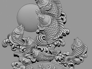 Flourishing fish 3D 打印模型