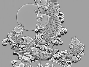 Flourishing fish 3D 打印模型