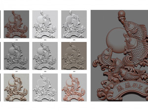 Flourishing fish 3D 打印模型