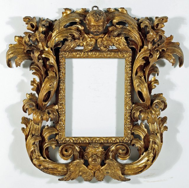 mirror classical carved frame 3D Print Model .c4d .max .obj .3ds .fbx .stl .blend 