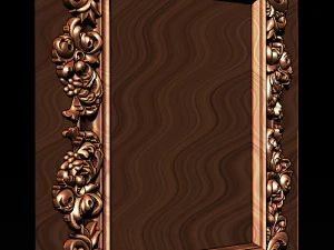 mirror classical carved frame 3D Print Model