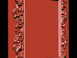 mirror classical carved frame 3D Baskı Modeli