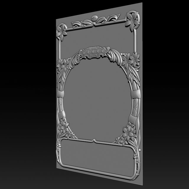 vintage caffee billboard frame 3D Принт Модель .c4d .max .obj .3ds .fbx .stl .blend 