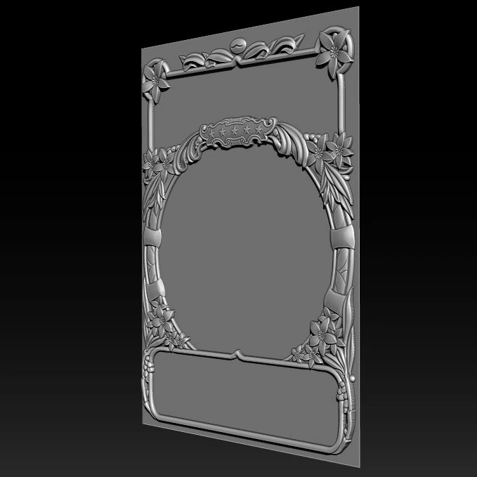 vintage caffee billboard frame 3D Print Model .c4d .max .obj .3ds .fbx .stl .blend 