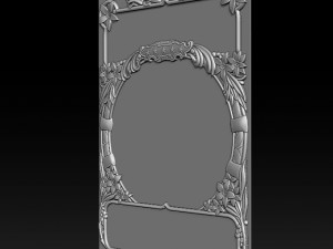 vintage caffee billboard frame 3D Принт Модель