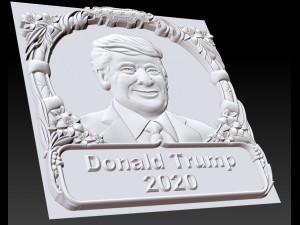 donald trump bust 2020 3D Print Model