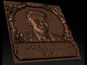 donald trump bust 2020 3D Принт Модель