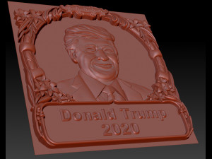 donald trump bust 2020 3D Принт Модель