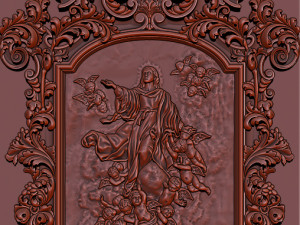 immaculate conception 3d reliefs for cnc routers Modello di stampa 3D