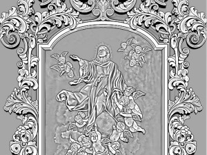 immaculate conception 3d reliefs for cnc routers Modello di stampa 3D