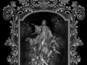 immaculate conception 3d reliefs for cnc routers Modello di stampa 3D
