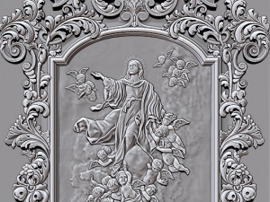immaculate conception 3d reliefs for cnc routers Modello di stampa 3D