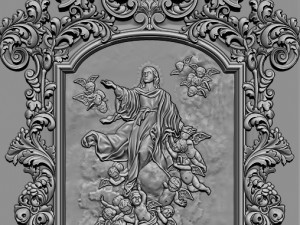 immaculate conception 3d reliefs for cnc routers Modello di stampa 3D