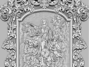 immaculate conception 3d reliefs for cnc routers Modello di stampa 3D