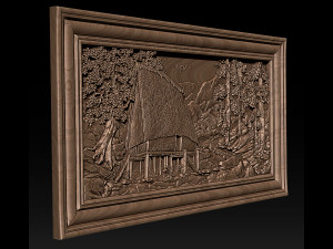 earth brothel - the traditional ancient rong house 3D-Druckmodell