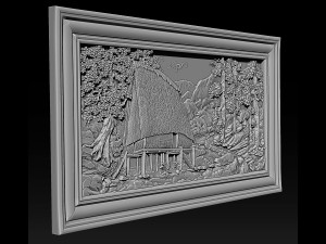 earth brothel - the traditional ancient rong house 3D-Druckmodell