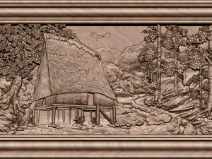 earth brothel - the traditional ancient rong house 3D-Druckmodell
