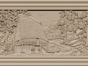 earth brothel - the traditional ancient rong house 3D-Druckmodell