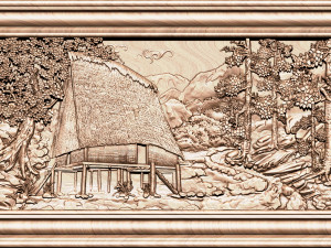 earth brothel - the traditional ancient rong house 3D-Druckmodell
