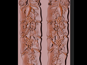 woodcarving banana leaf art according to asia 3D Print Model